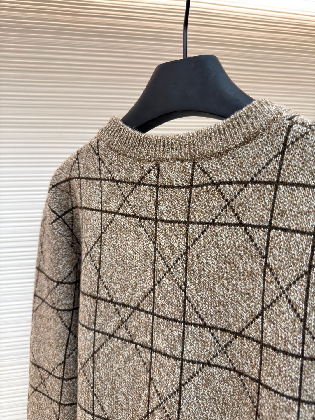 Cannage Wool Crewneck Sweater