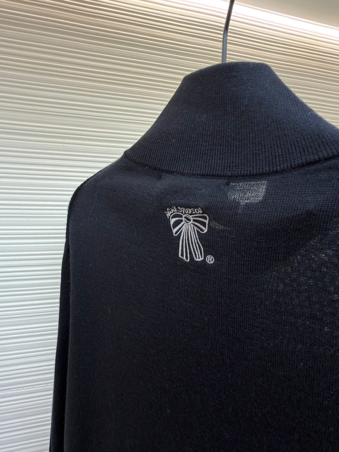 Bow Motif Wool Jacket