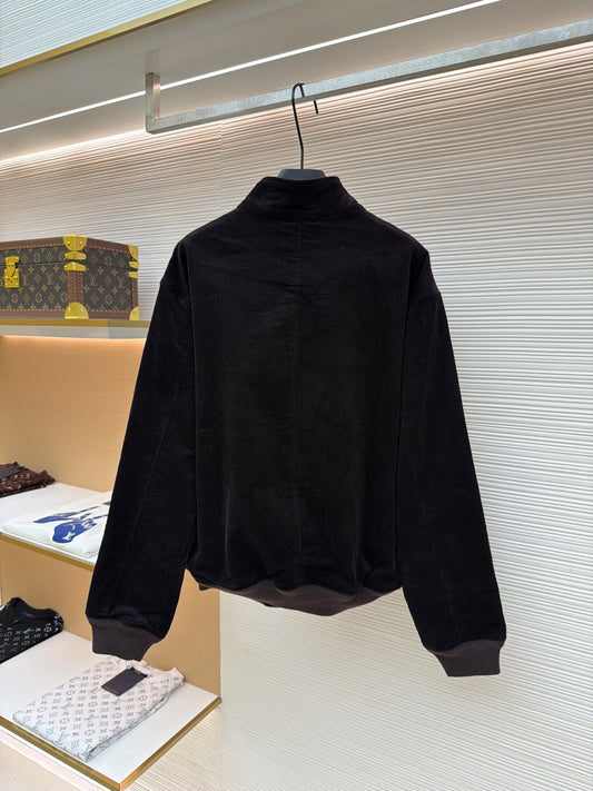 Embroidered Corduroy Jacket