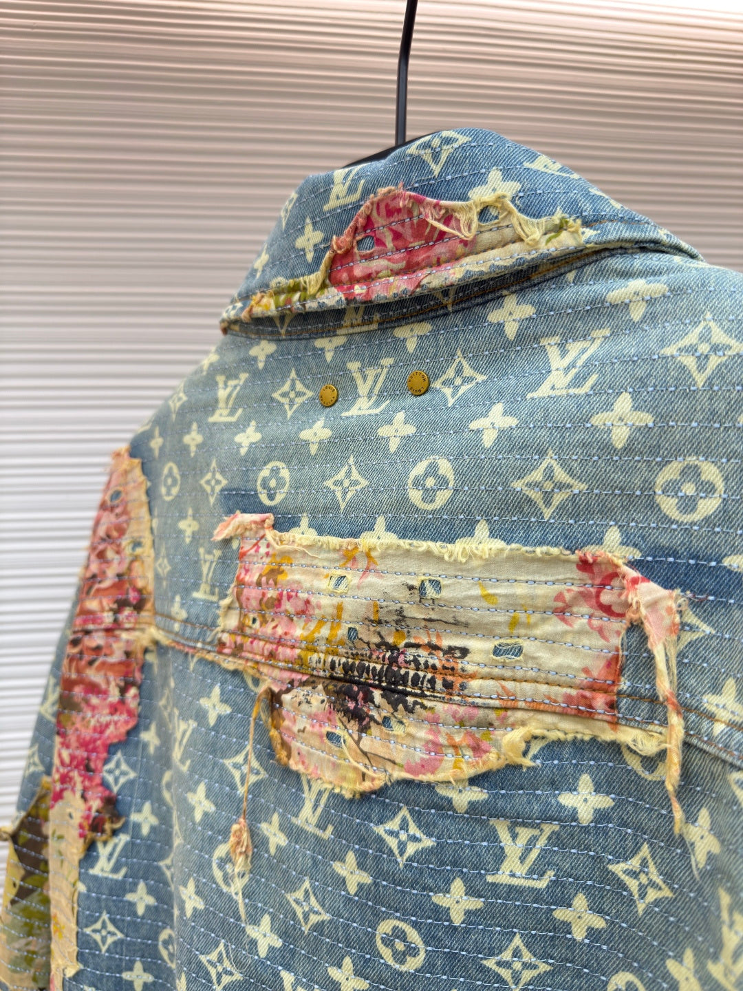 Monogram Denim Down Jacket