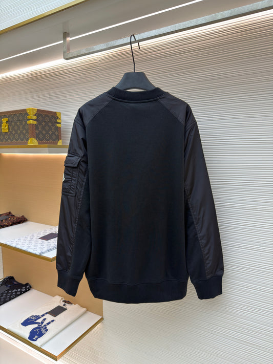 Logo Patch Crewneck Sweatshirt
