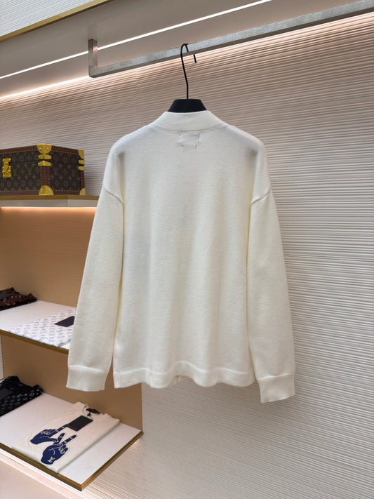 Logo Knit Cardigan