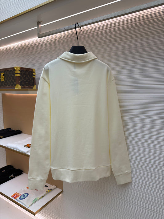 Embroidered Zip-Up Hoodie