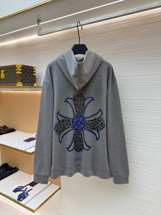 Cross Patch Zip Jacket
