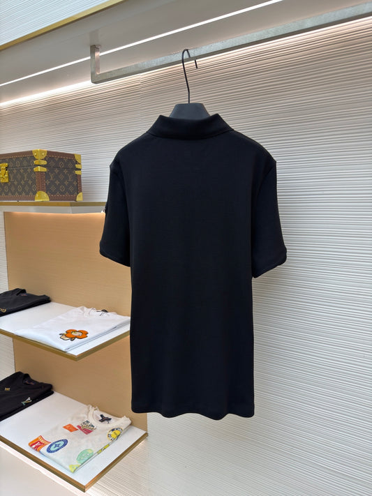 Logo Patch Polo Shirt