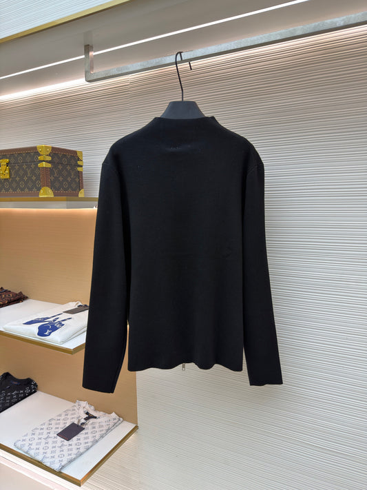 CD Logo Wool Knit Cardigan