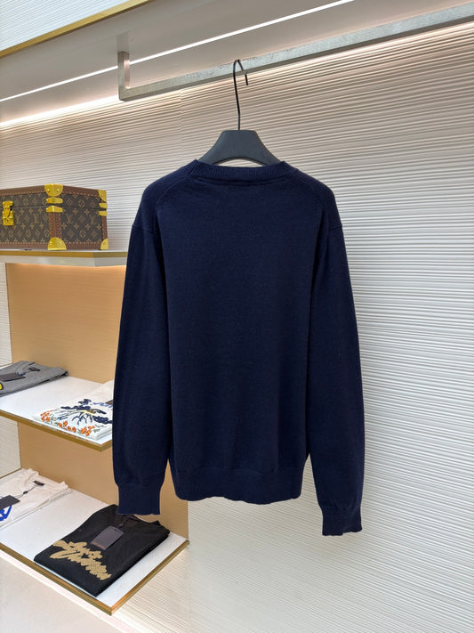 Embroidered Crewneck Sweater