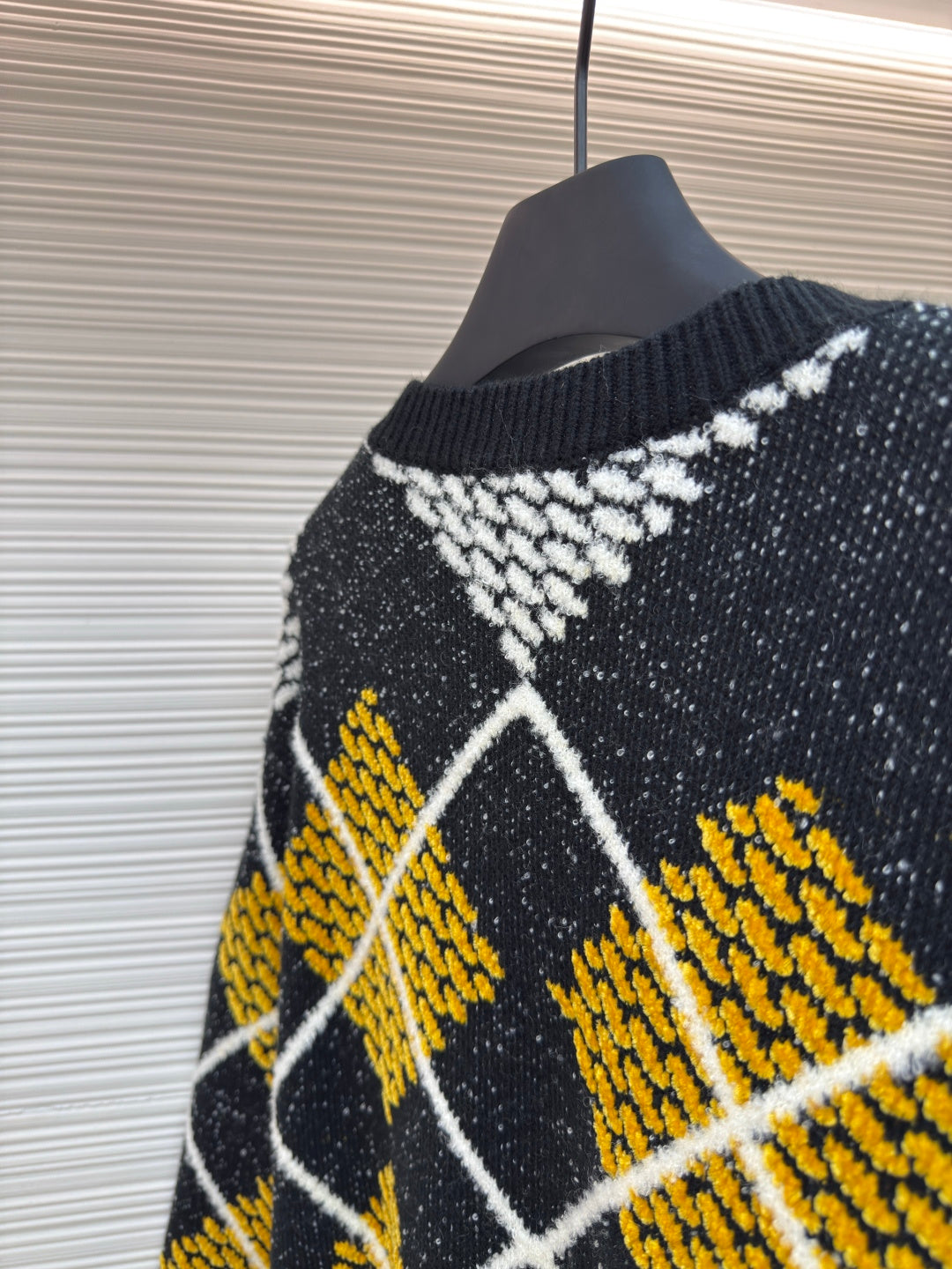 Damier Crewneck Sweater