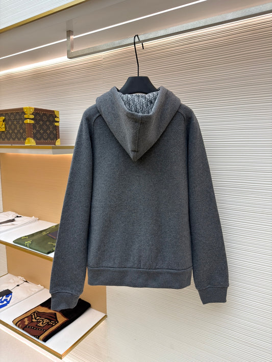 Oblique Cashmere Knit Cardigan