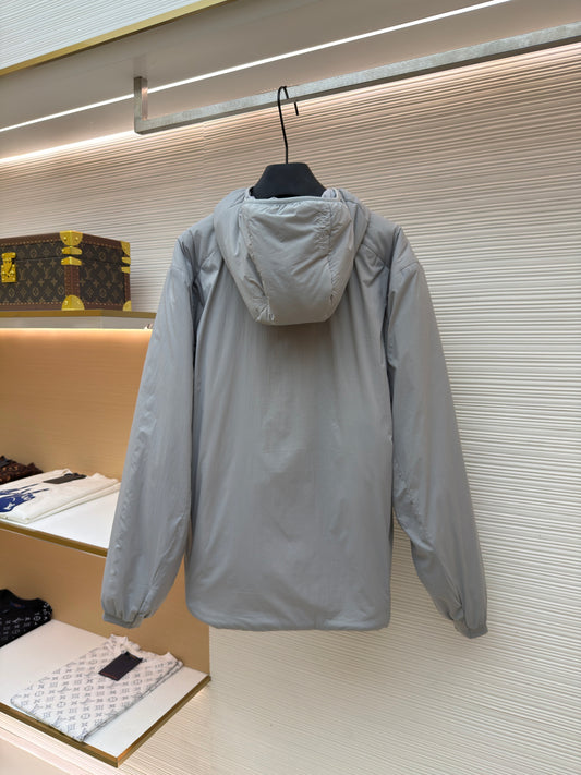Embroidered Down Jacket