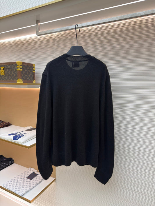 CD Logo Cashmere Crewneck Sweater