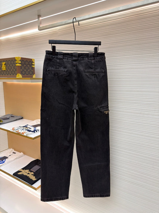 Triangle Logo Jeans