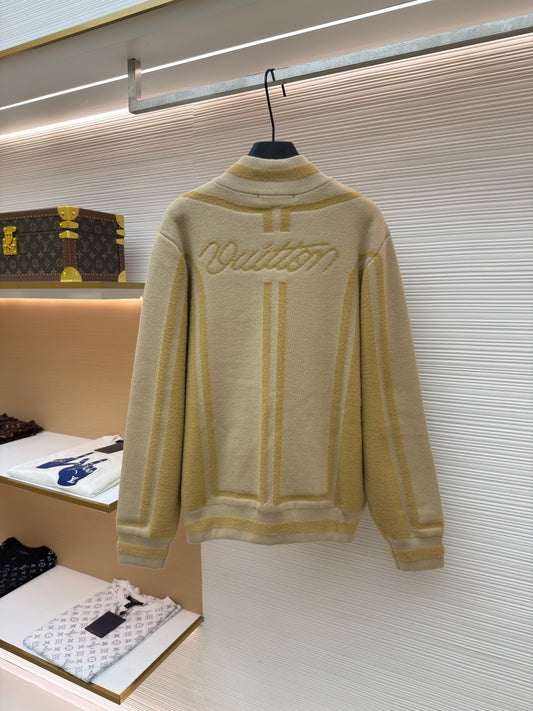 LV Logo Cashmere Crewneck Sweater