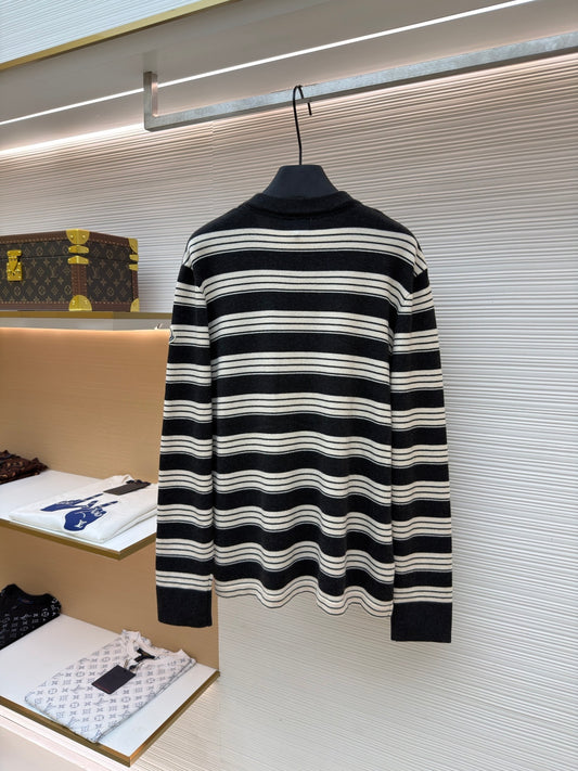 Logo Patch Crewneck Sweater