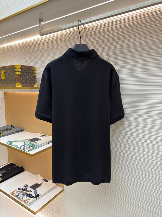 Logo Patch Polo Shirt