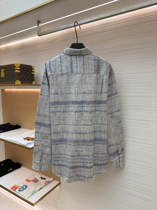 Embroidered Denim Shirt