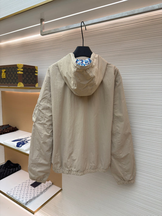 LV Logo Windbreaker Jacket