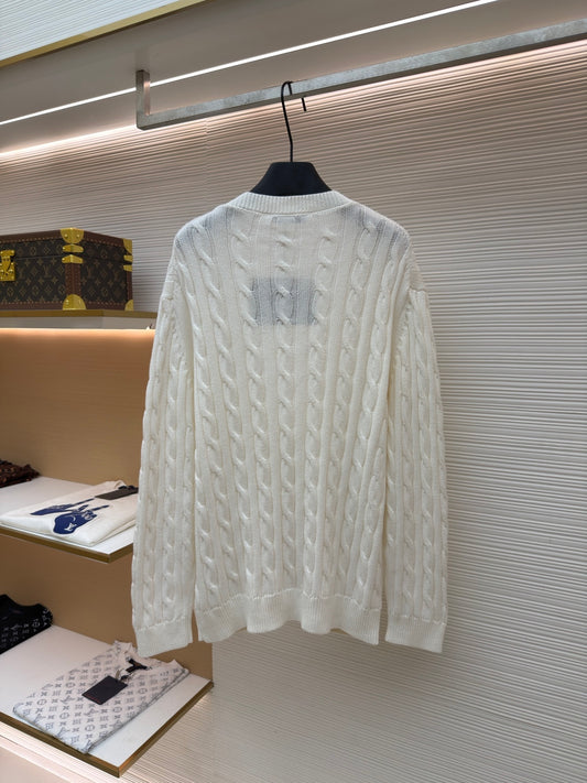 Embroidered Knit Cardigan