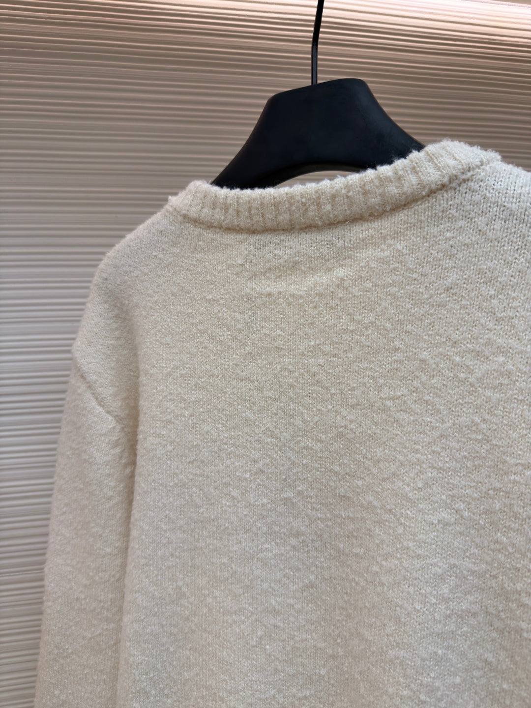 LV Logo Wool Crewneck Sweater