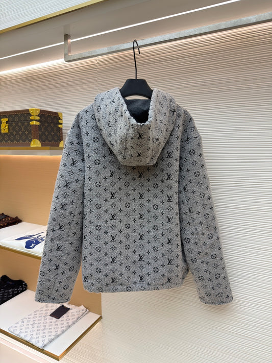 Graphic Zip-Up Hoodie