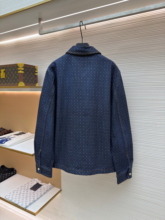 LV Logo Denim Jacket