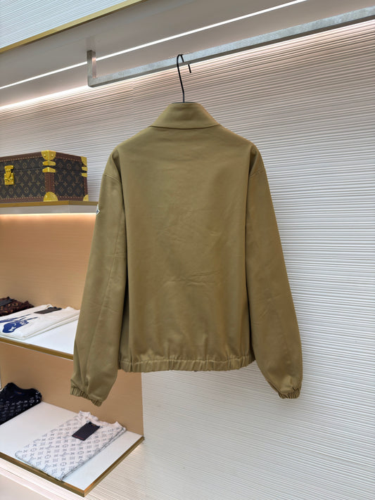Logo Patch Zip Jacket