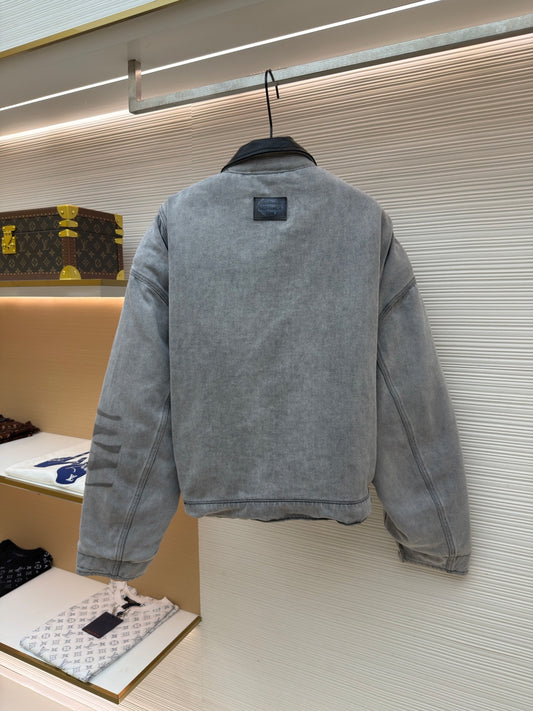 Denim Down Jacket