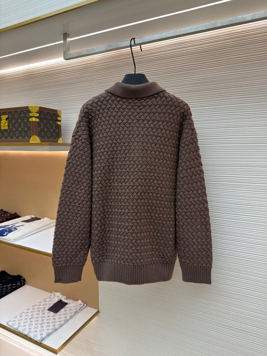 Intrecciato Longsleeve Polo
