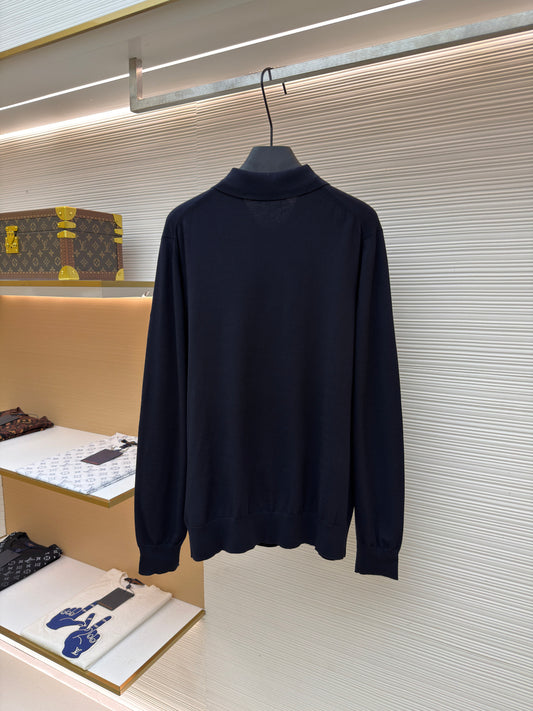 Embroidered Longsleeve Polo