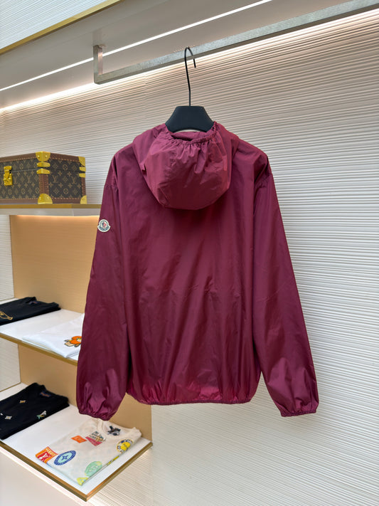 Logo Patch Hooded Jacket