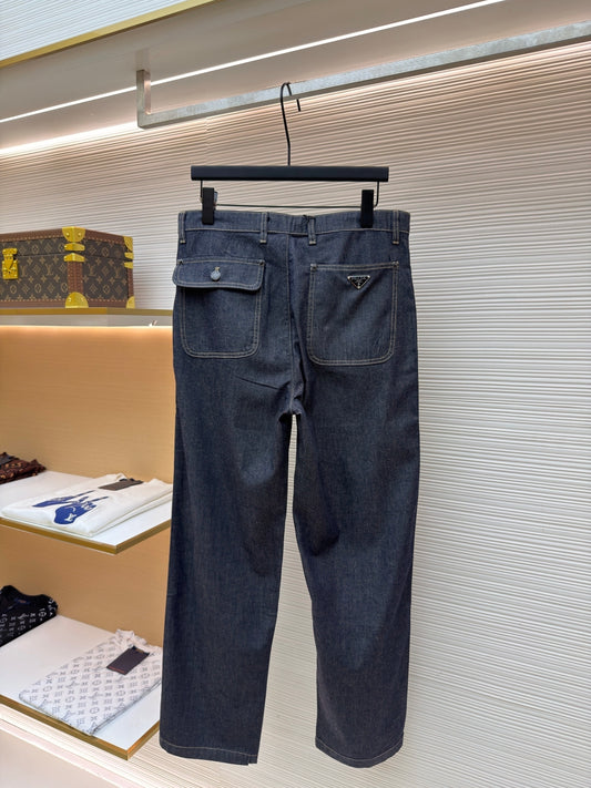 Triangle Logo Jeans