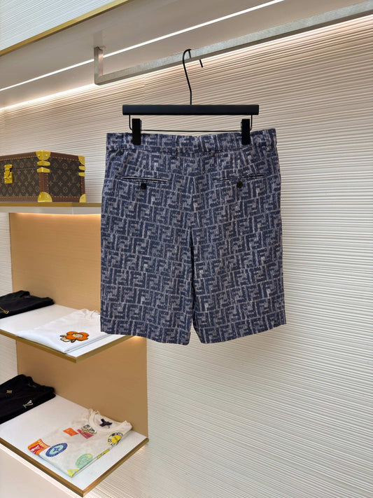 Logo Denim Shorts