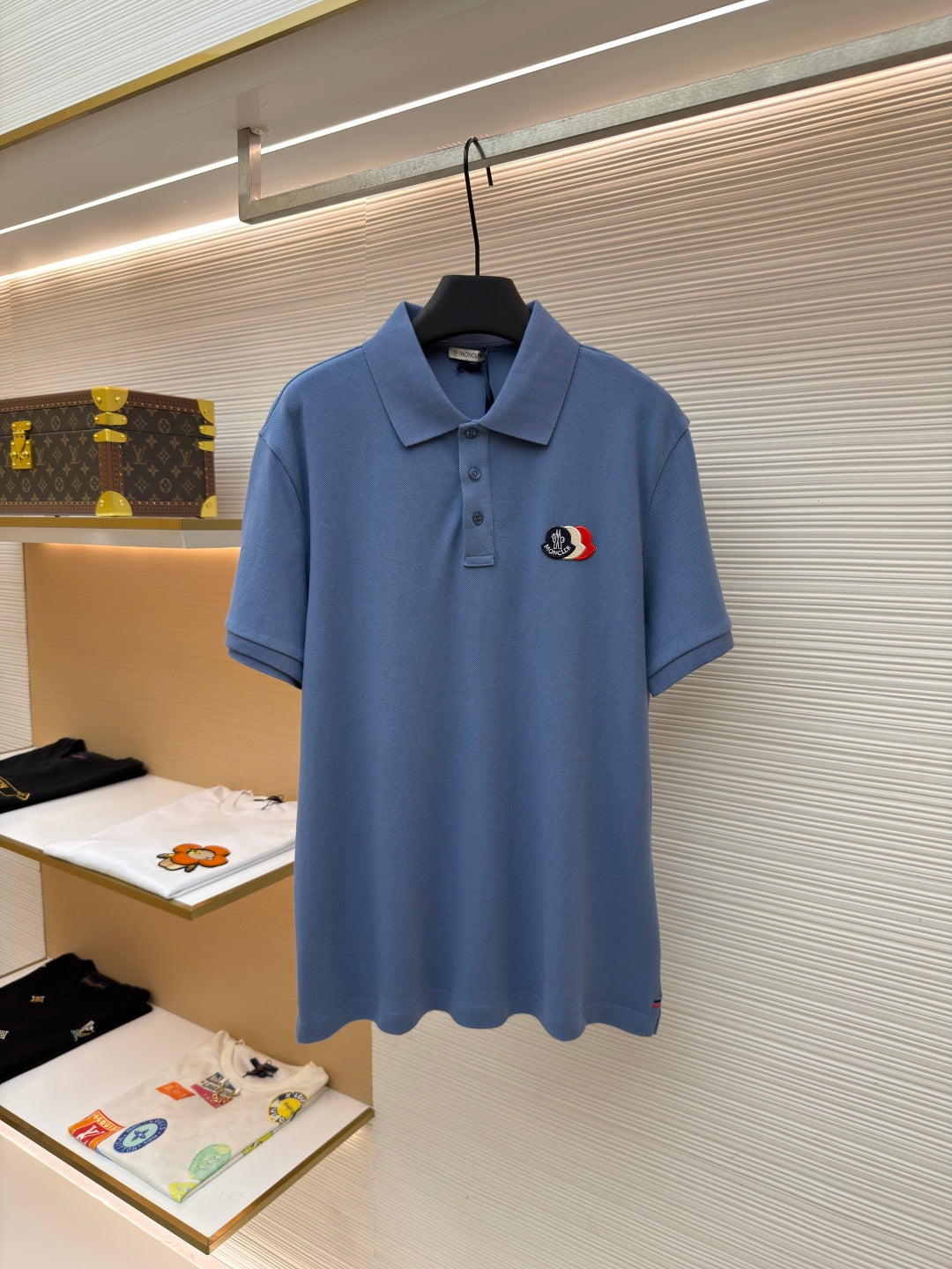 Logo Patch Polo Shirt