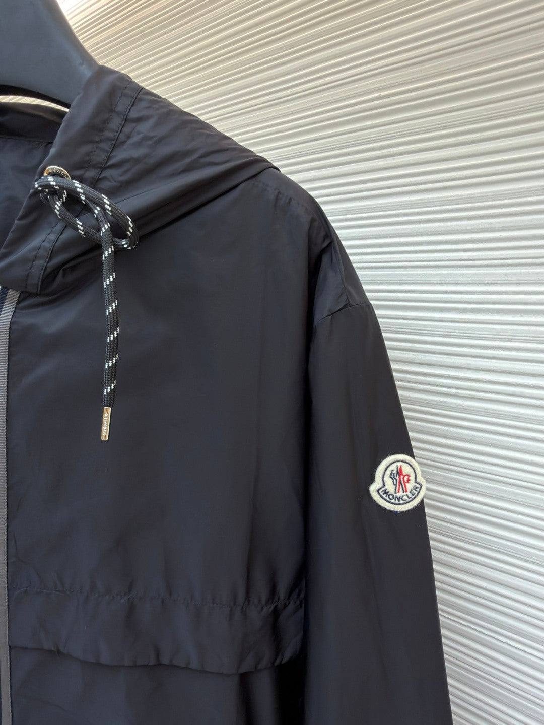 Logo Patch Hooded Jacket