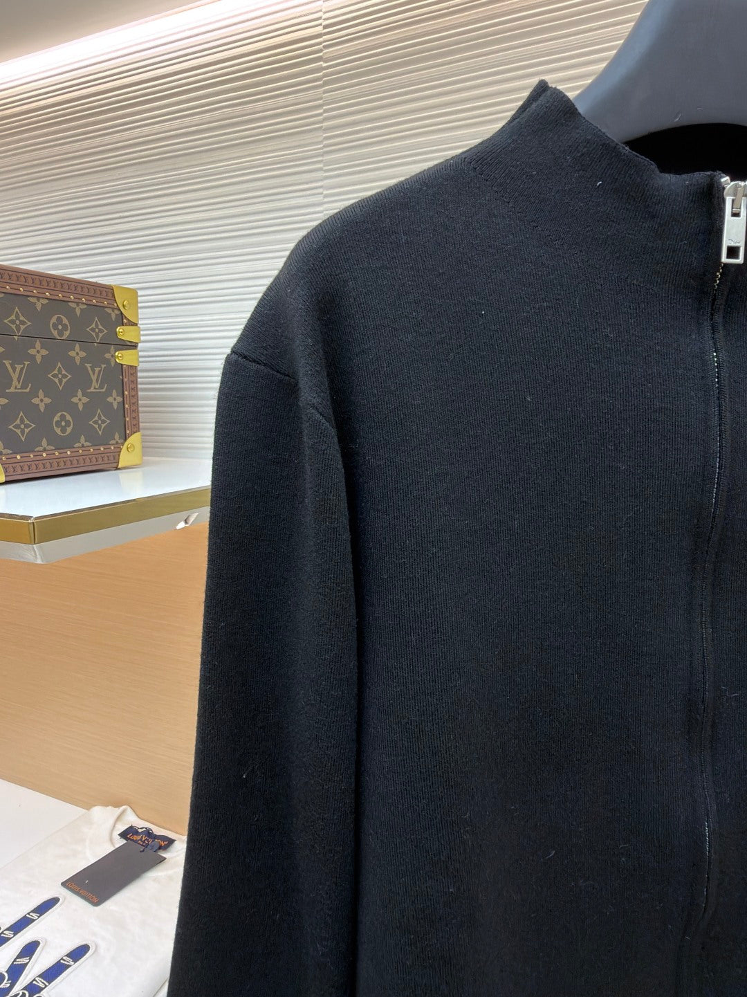 CD Logo Wool Knit Cardigan