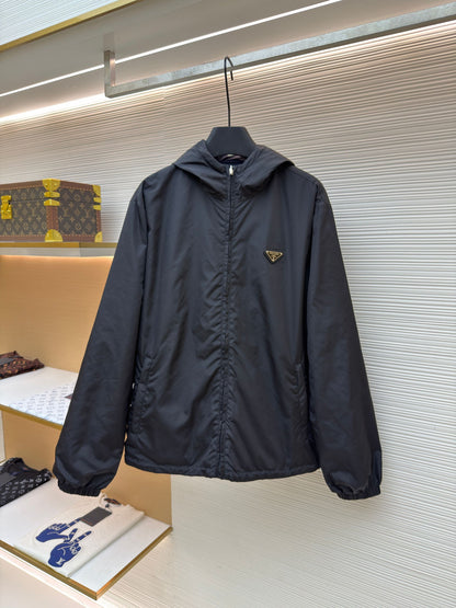 Triangle Logo Hooded Jacket