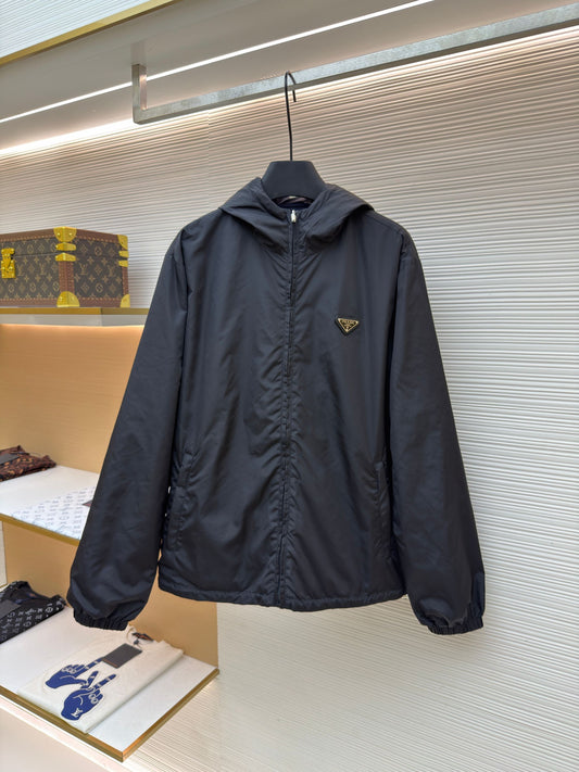 Triangle Logo Hooded Jacket