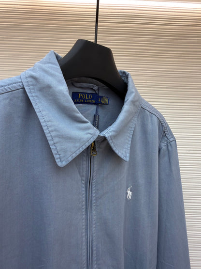 Embroidered Zip Jacket
