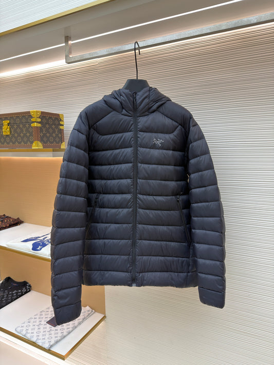 Embroidered Down Jacket