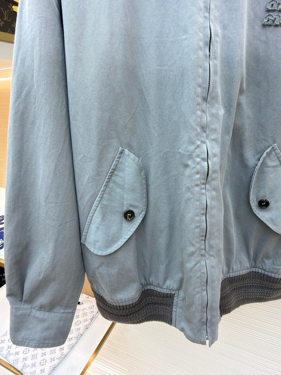 Embroidered Zip Jacket