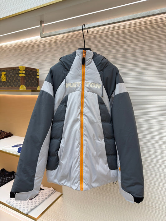 Flower Motif Down Jacket