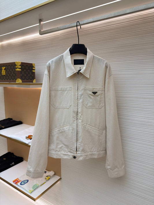 Triangle Logo Zip Jacket