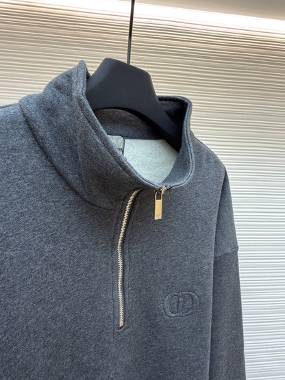 Embroidered Crewneck Sweatshirt
