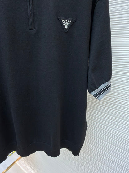 Triangle Logo Zip Cardigan
