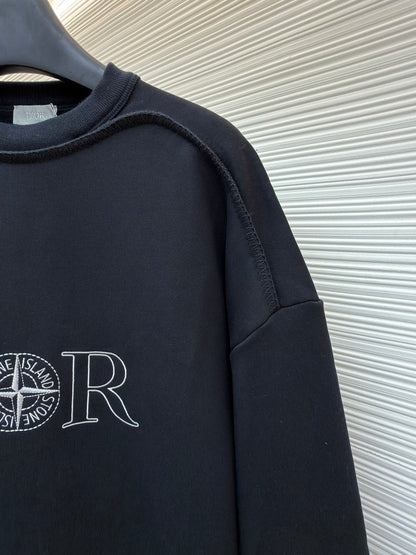 Embroidered Crewneck Sweatshirt