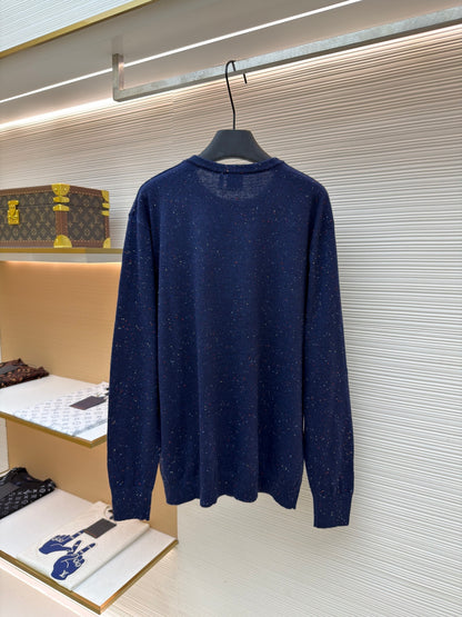 CD Logo Wool Crewneck Sweater