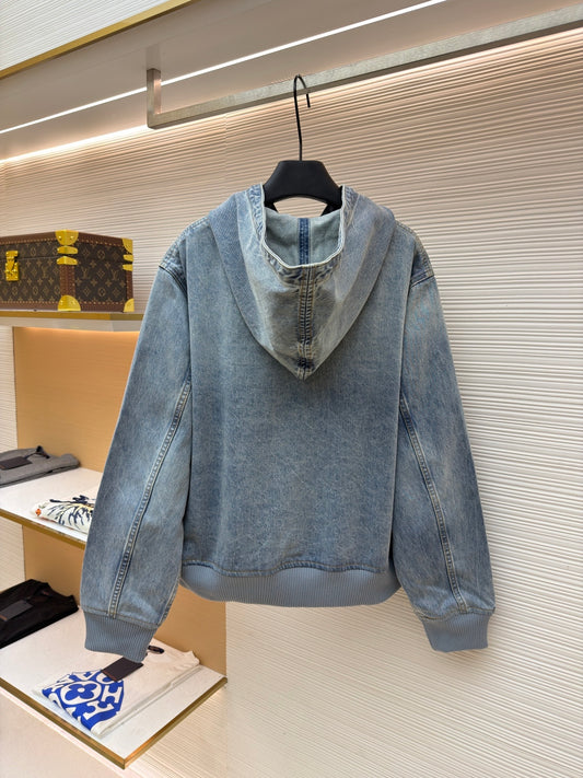 LV Logo Denim Jacket