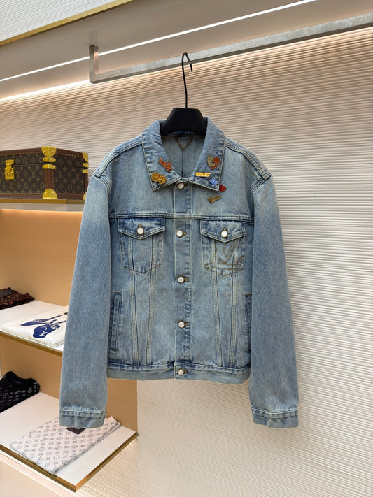 Embroidered Denim Jacket