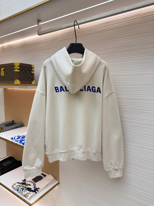 Logo Zip-Up Hoodie