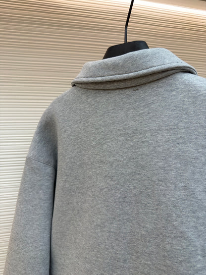 Embroidered Zip Jacket